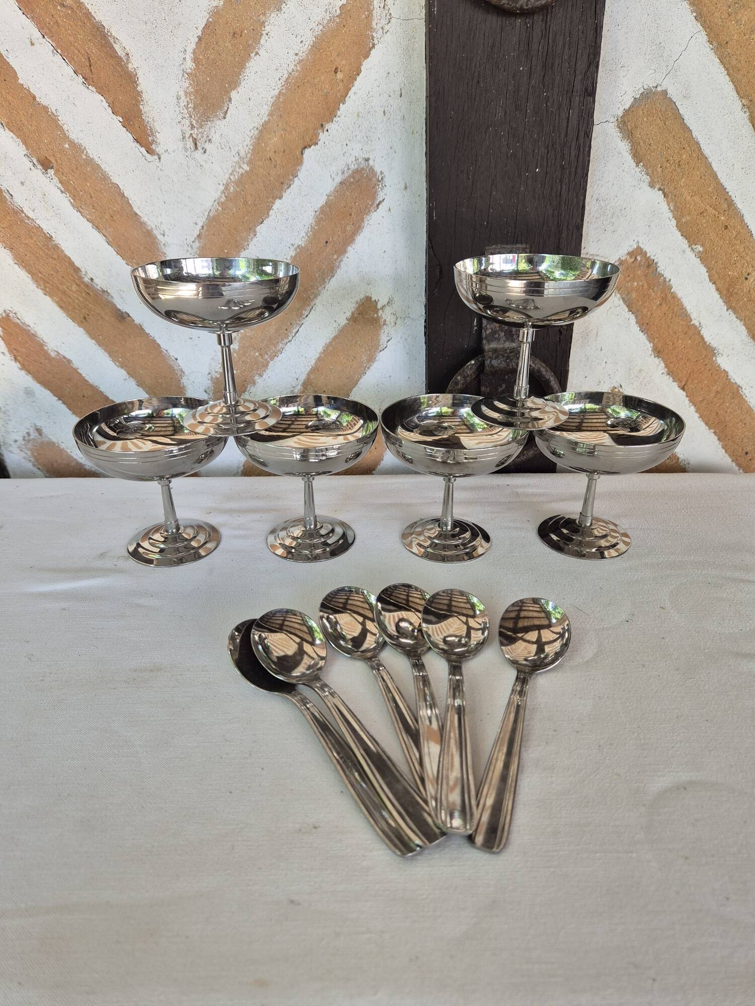 Remy Letang stainless steel ice cream cups