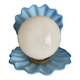 Vintage lamp bead shell ceramic