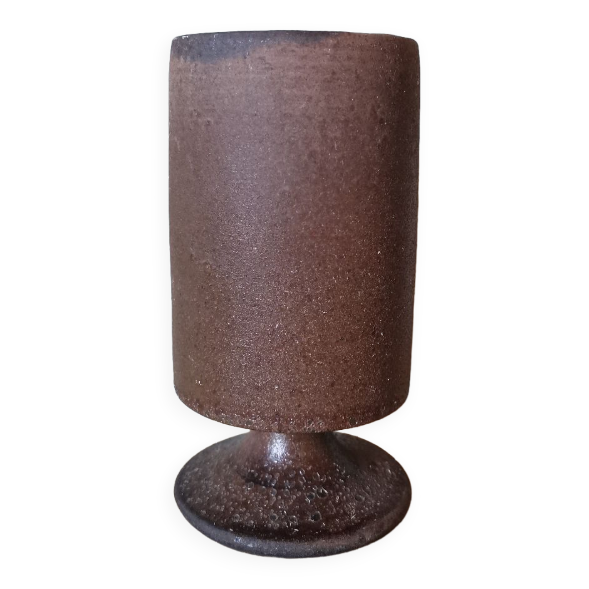 Mug or vase in vintage stoneware signed