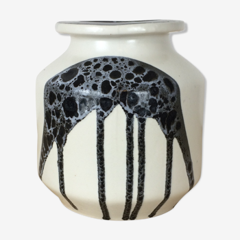 Modernist vase Lapid Israel, ceramics, 60s