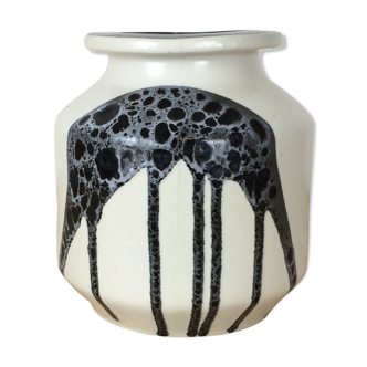 Modernist vase Lapid Israel, ceramics, 60s