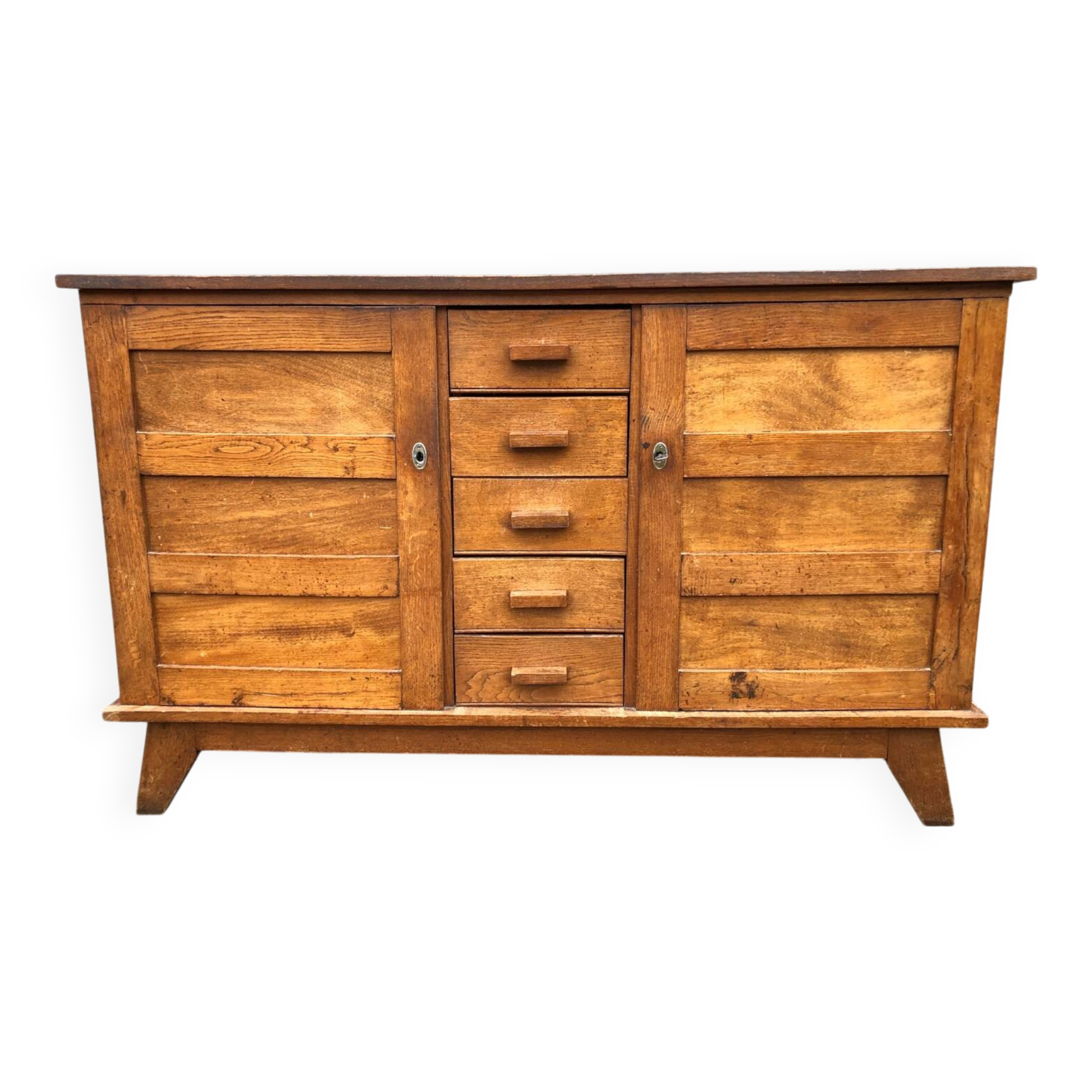Vintage René Gabriel oak sideboard