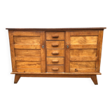 Buffet vintage René Gabriel en chêne