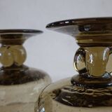 2 Biot glassware cut glasses