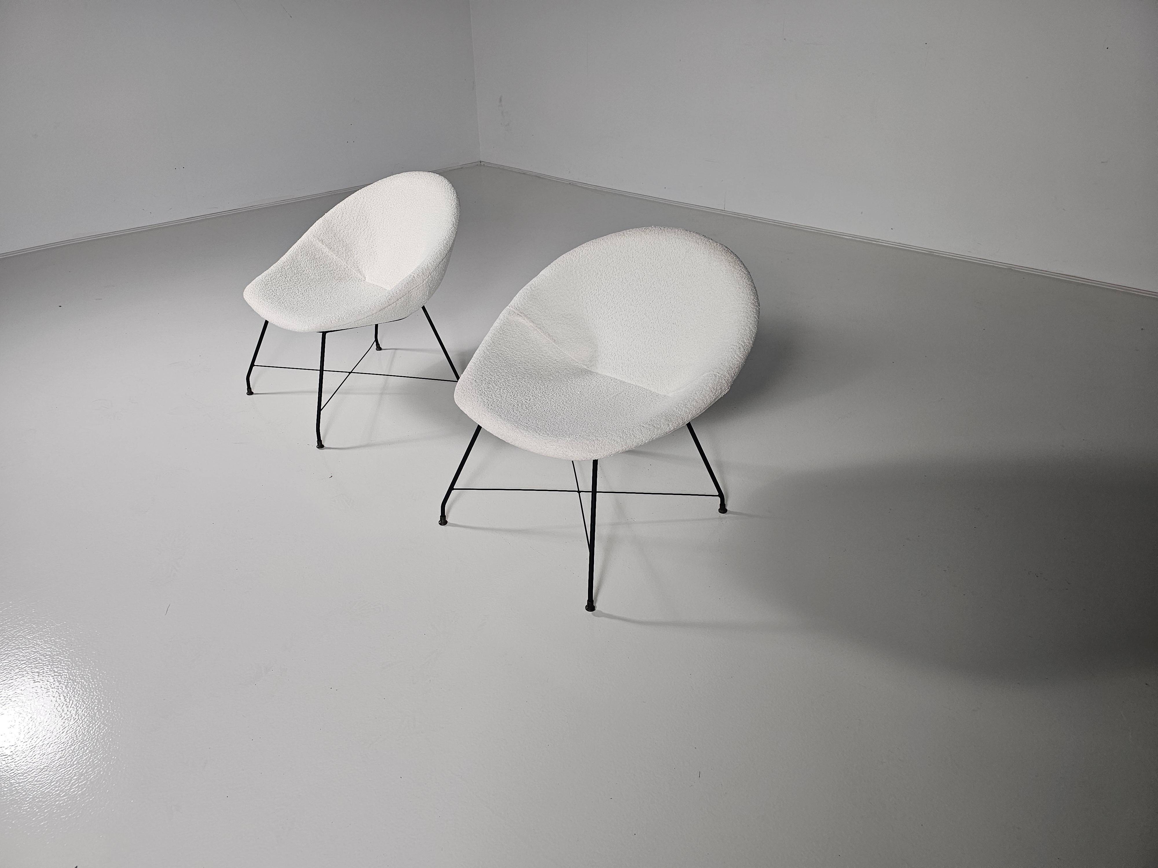 Fauteuils 'Minoletta' par Augusto Bozzi pour Saporiti, années 1950