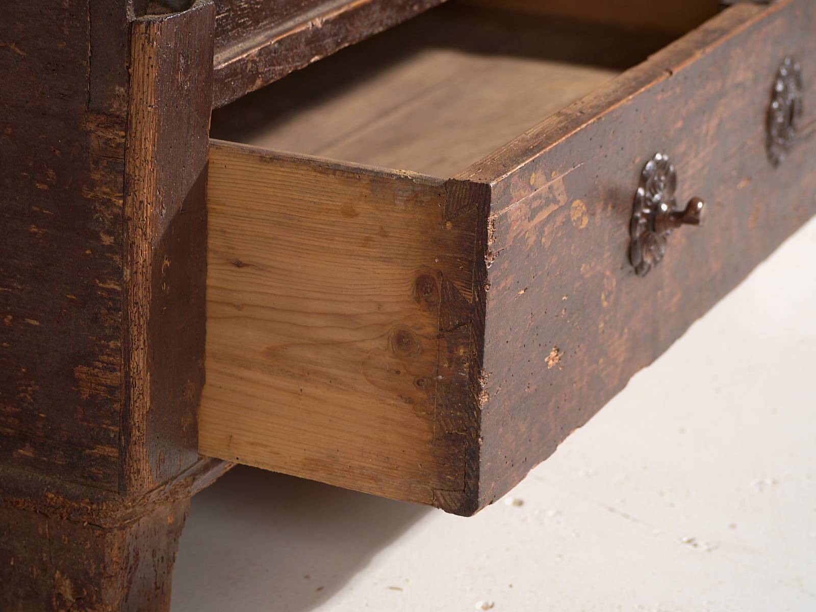 Antique storage trunk dated 1861 #23
