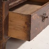 Antique storage trunk dated 1861 #23