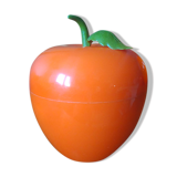 Vintage orange ice bucket - 70s