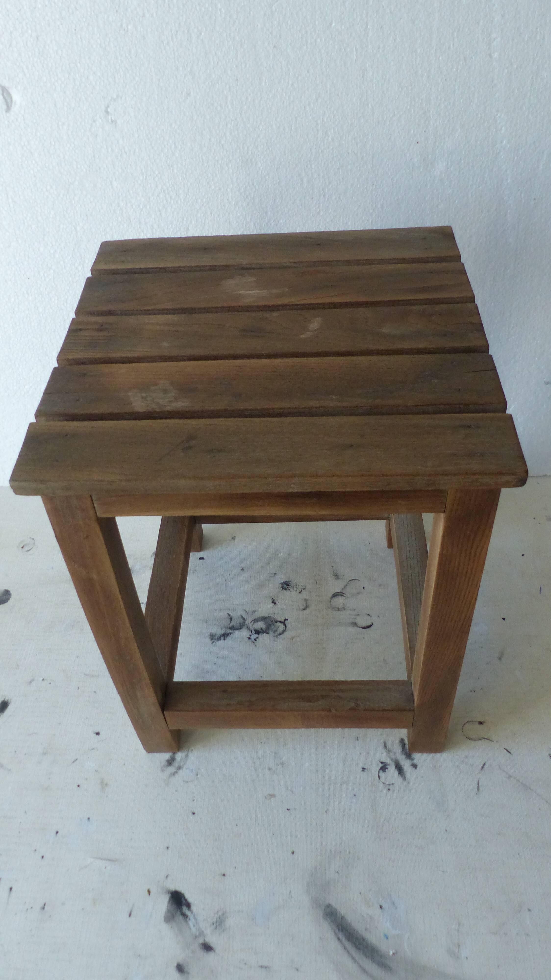 wooden stool