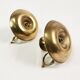 Pair of Art Deco brass candlesticks, Germany, 1960s