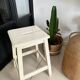 Old wooden painter's stool