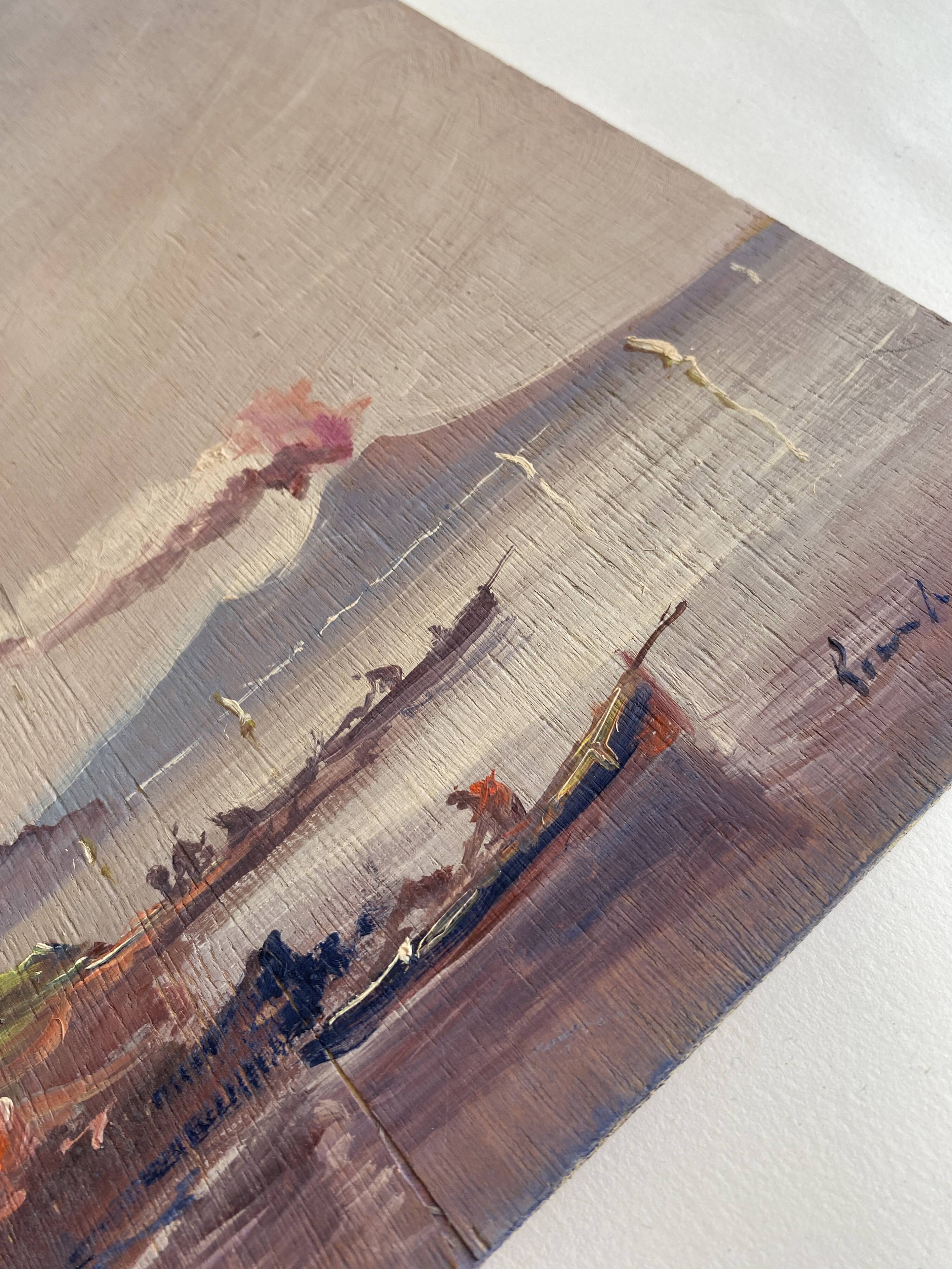 Oil painting "Sicilian beach"