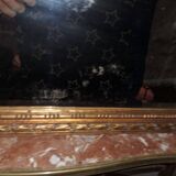 Old horizontal mirror trumeau.