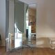 Miroir triptyque sur roues