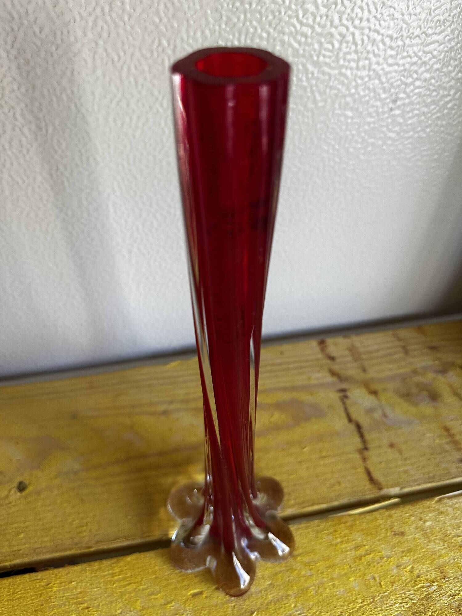 Ensemble de 6 Vases Soliflores années 60 en Verre de Murano