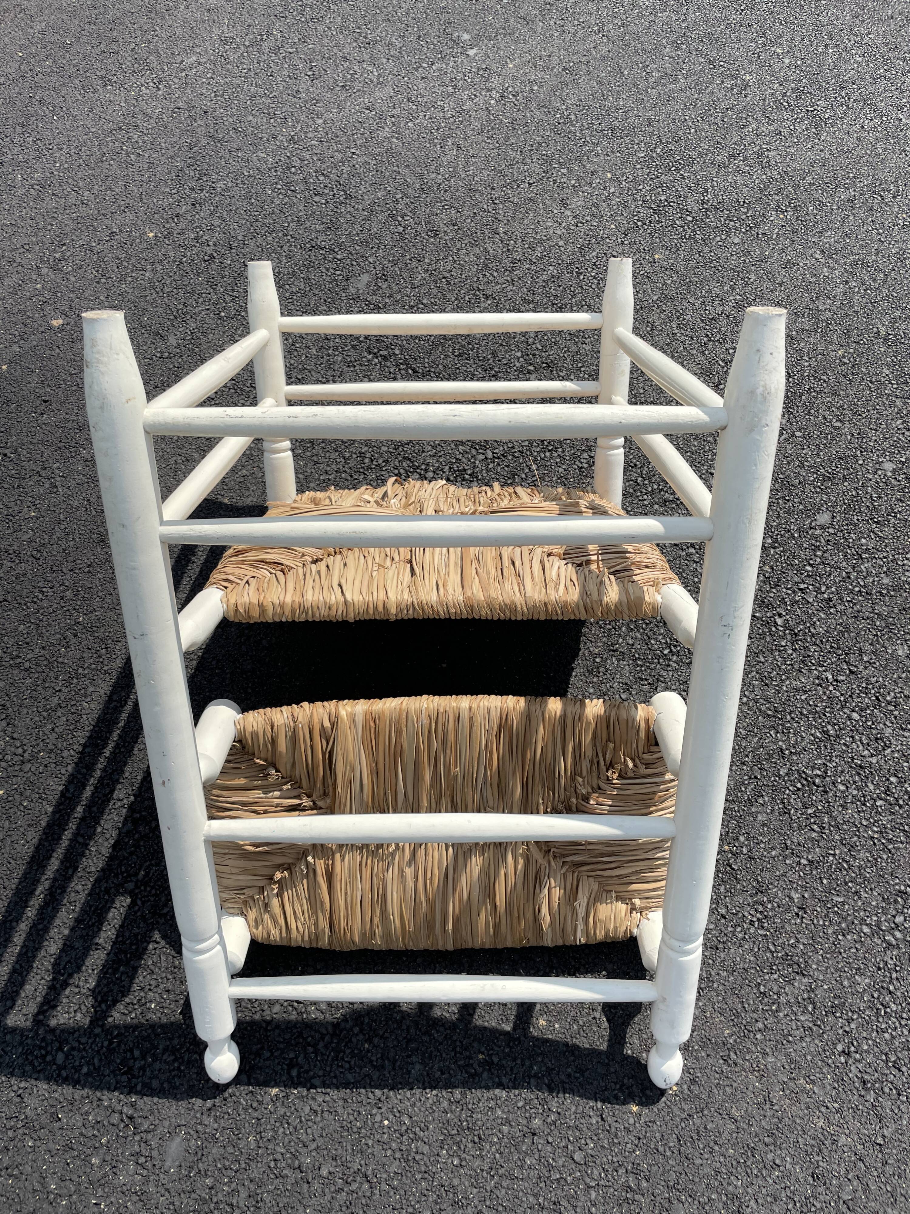 Vintage armchair 1950 wood mulched heater