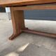 Table à manger art déco en chêne cérusé vers 1940