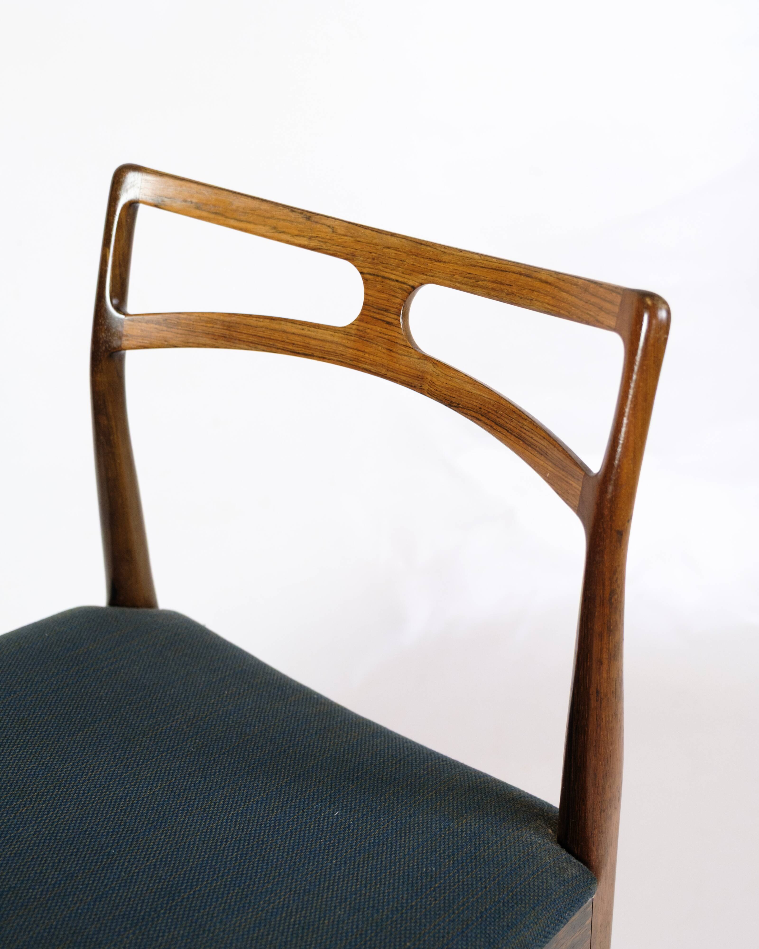 Set Of Six Dining Chairs Model 94 Made In Rosewood By Johannes Andersen