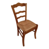 Old straw chair