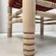 Pair of wooden armchairs and ropes