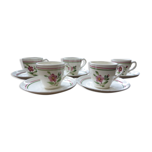 Service à café en porcelaine de sarreguemines modèle armelle 2008130