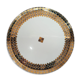 Dish Yves Saint Laurent gilded silver décor Menara