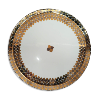 Dish Yves Saint Laurent gilded silver décor Menara