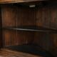Practical old pine Dutch corner cabinet with nice details and patina