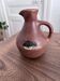 Vintage brown ceramic pitcher signed Max Idlas.
