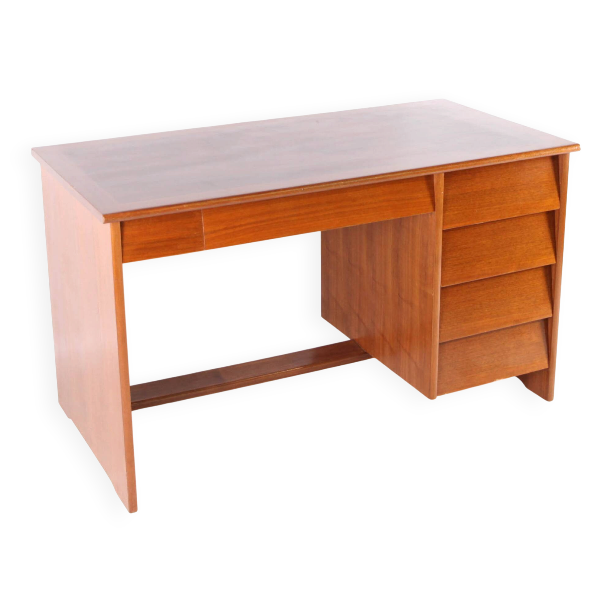 Teak and rosewood desk