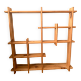 Light wood wall shelf