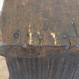 Old farm stool, artisanal and rustic