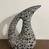 Vase vintage en céramique par Annette Roux, Vallauris, années 50