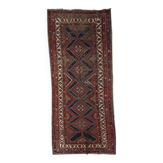 Tapis antique persan Shiraz 152cm x 342cm (années 1900)
