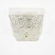 J.T. Kalmar Square Applique Ceiling Light in Brass and Textured Glass, 1950s