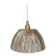 Vintage lamp lamp in molded glass