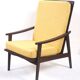 Reupholstered armchair