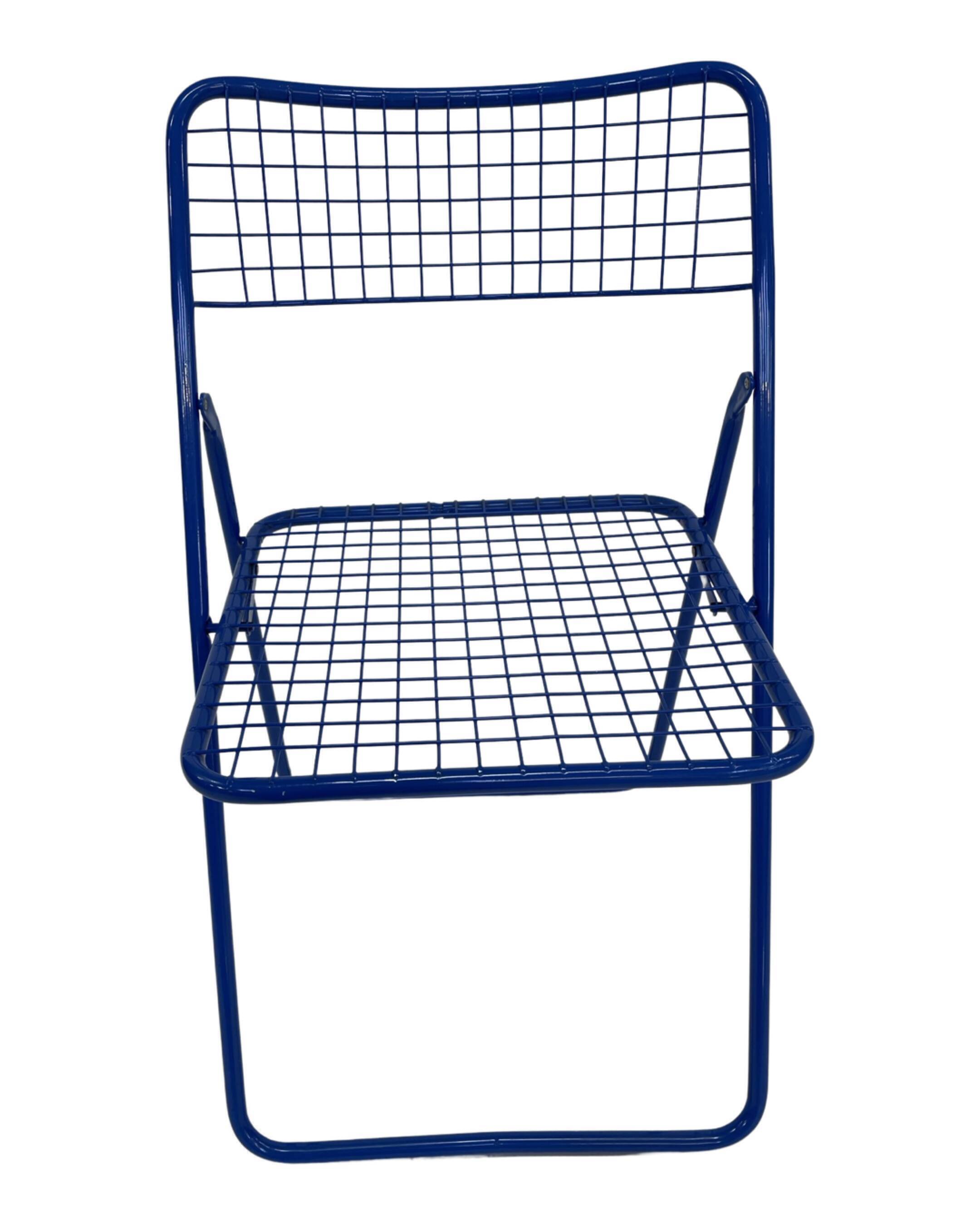 Chaise pliante vintage « Ted Net » de Niels Gammelgaard pour Ikea 1976