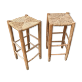 Lot de deux tabourets