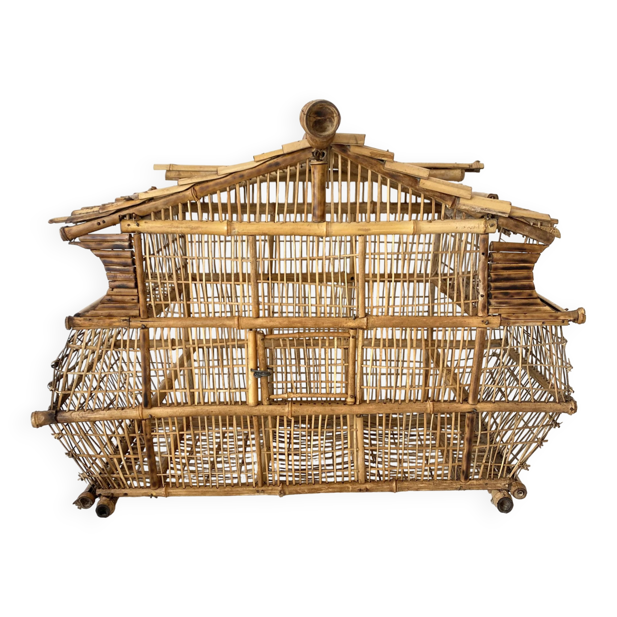 Bamboo bird cage for decoration