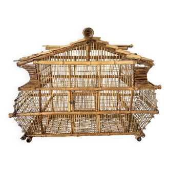 Bamboo bird cage for decoration