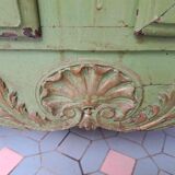 Small sideboard Louis XV look industrial workshop