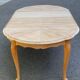 Renovated Louis XV extendable round dining table 205cm