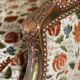 Regency style armchair in gilded wood