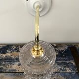 New electrified chiseled glass wall lamp