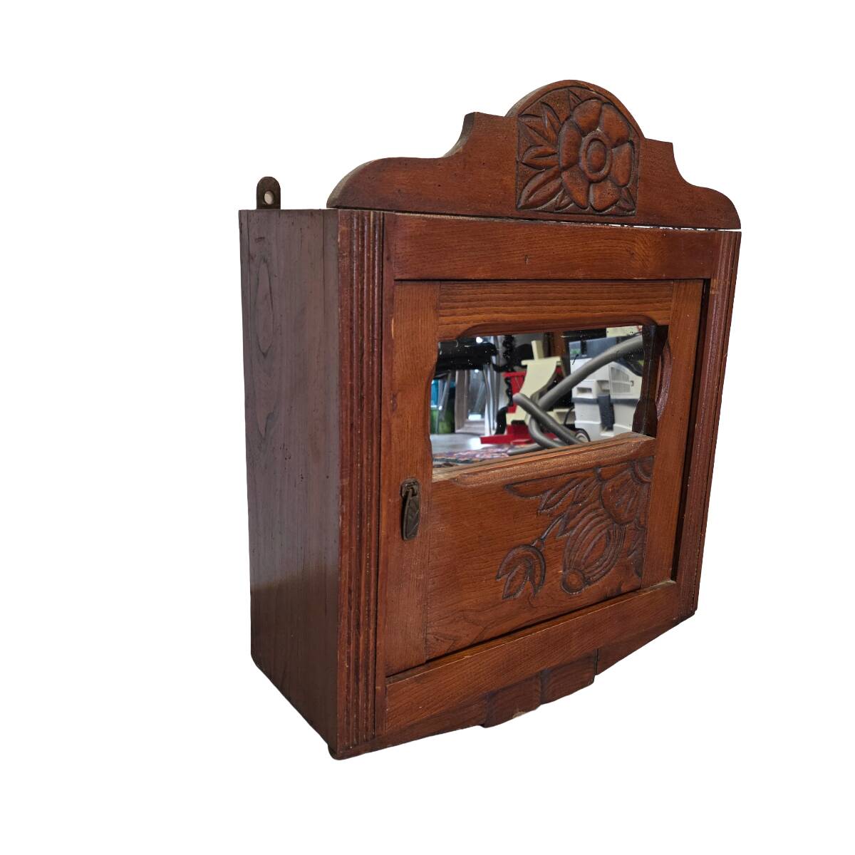 Armoire murale Art déco en bois, France années 1920-30