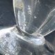 Duo de verres à eau en verre gravé