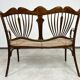 Art Nouveau seating group by Fischel Austria