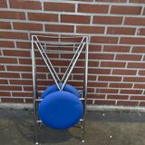 2 Hiroyuki Yamakado chrome folding chairs