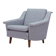 Grey armchair, Danish design, 1960s, production: Denmark